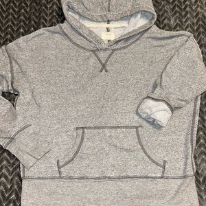 Women’s Crop Gray Hooded Sweatshirt Hoodie - Casual Pullover